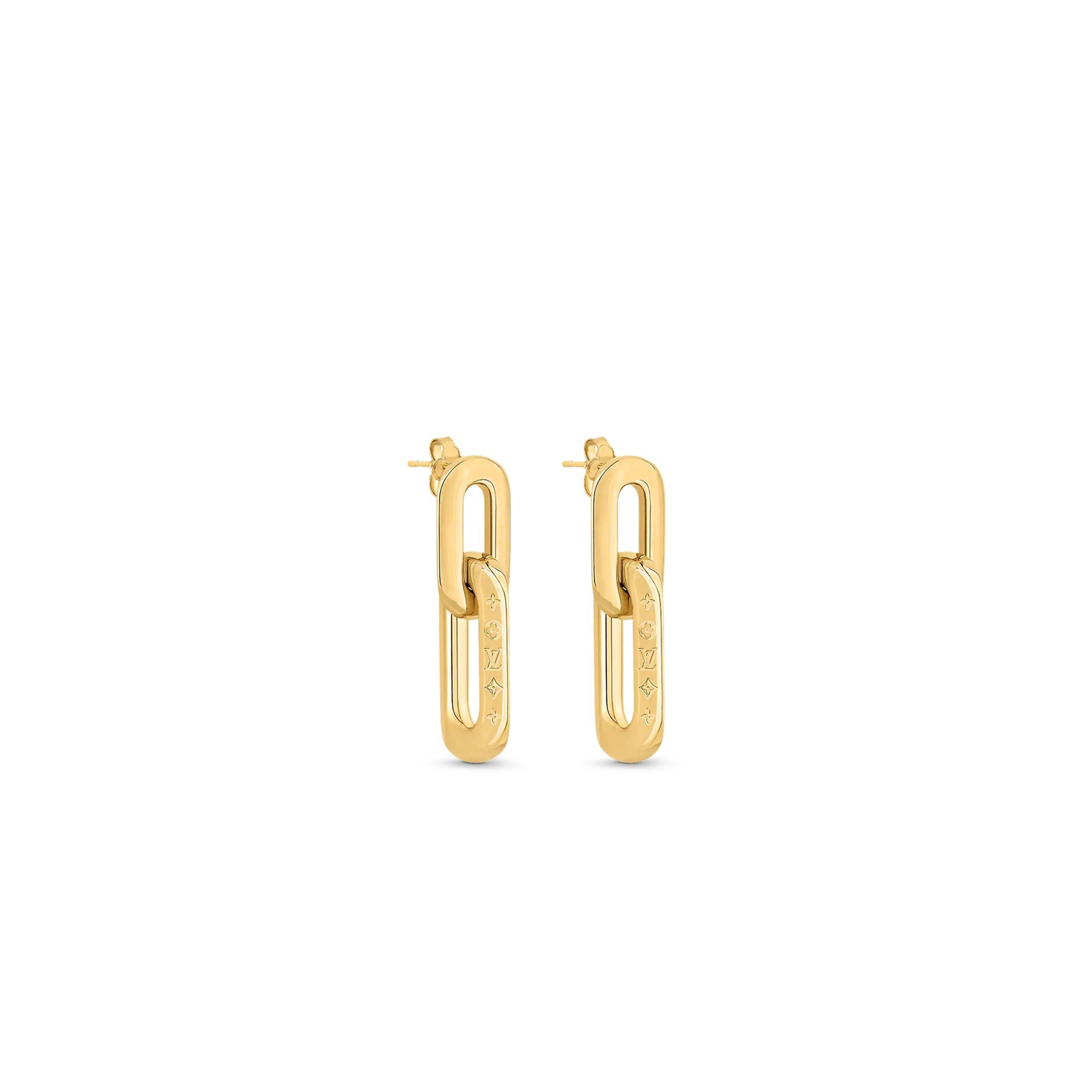 LOUIS VUITTON LV EDGE DOUBLE EARRINGS MP2992